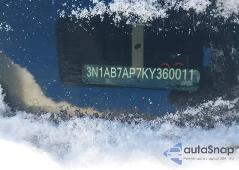 2019 Nissan Sentra Sv из США, поврежденный, VIN 3N1AB7AP7KY360011